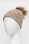 Шапка з домішкою вовни Granadilla колір бежевий Шапка з домішкою вовни Granadilla колір бежевий
