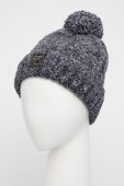 Шапка з домішкою вовни Superdry колір синій з товстого трикотажу (2122122)