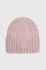 Шапка з домішкою вовни UGG колір рожевий з товстого трикотажу
