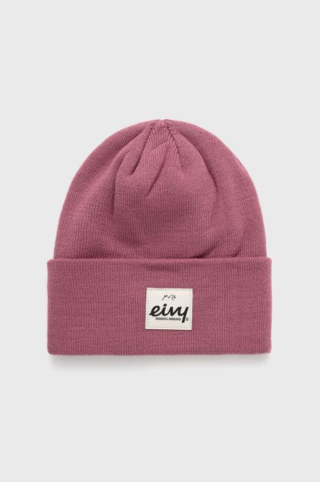 Шапка Eivy колір рожевий з тонкого трикотажу