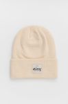 Шапка Eivy колір кремовий з тонкого трикотажу Шапка Eivy колір кремовий з тонкого трикотажу