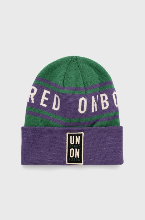 Шапка Eivy колір фіолетовий з тонкого трикотажу