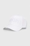 Шапка Joop! колір білий з аплікацією
