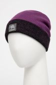 Шапка Protest колір фіолетовий з тонкого трикотажу