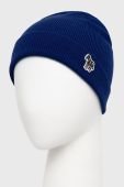 Шапка PS Paul Smith з тонкого трикотажу вовна колір блакитний