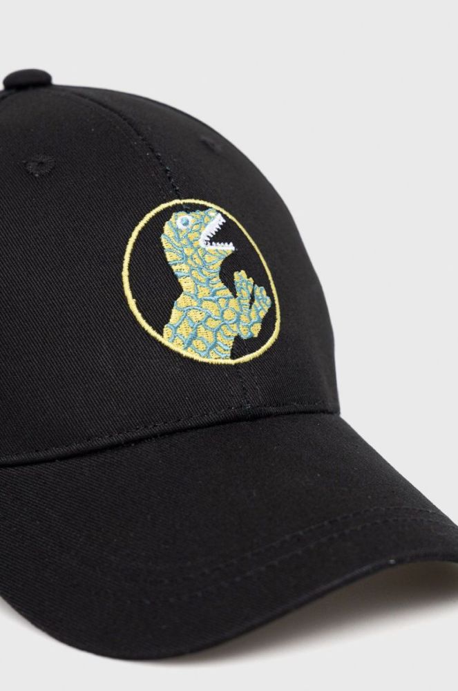 Кепка PS Paul Smith колір чорний з аплікацією (1504748) фото 2