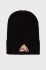 Шапка Fila колір чорний з тонкого трикотажу (1829247)