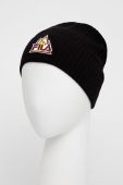 Шапка Fila колір чорний з тонкого трикотажу (1829247)