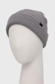 Шапка HUF колір сірий з товстого трикотажу