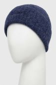 Вовняна шапка MC2 Saint Barth вовна колір блакитний (3624521)