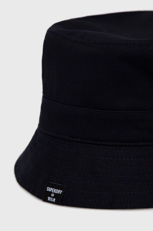 Бавовняний капелюх Superdry колір червоний з бавовни фото 2