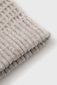 Шапка з домішкою вовни Sisley колір сірий з тонкого трикотажу (1940368)