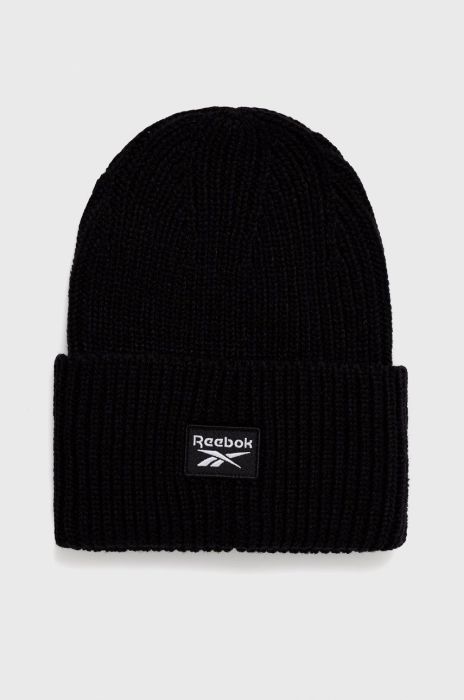 Шапка Reebok Classic GG6698 колір чорний Шапка Reebok Classic GG6698 колір чорний