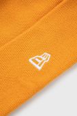 Шапка New Era колір помаранчевий з товстого трикотажу 60141764-MEDORANGE