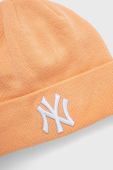 Шапка New Era колір помаранчевий з тонкого трикотажу