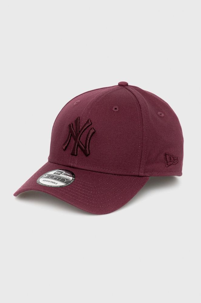 Кепка New Era колір фіолетовий з аплікацією 12523888-DARKPURPLE