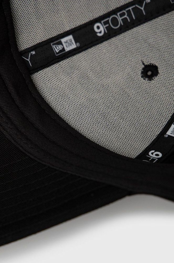 Кепка New Era колір чорний гладка 12292586-BLACK фото 4
