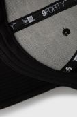 Кепка New Era колір чорний гладка 12292586-BLACK