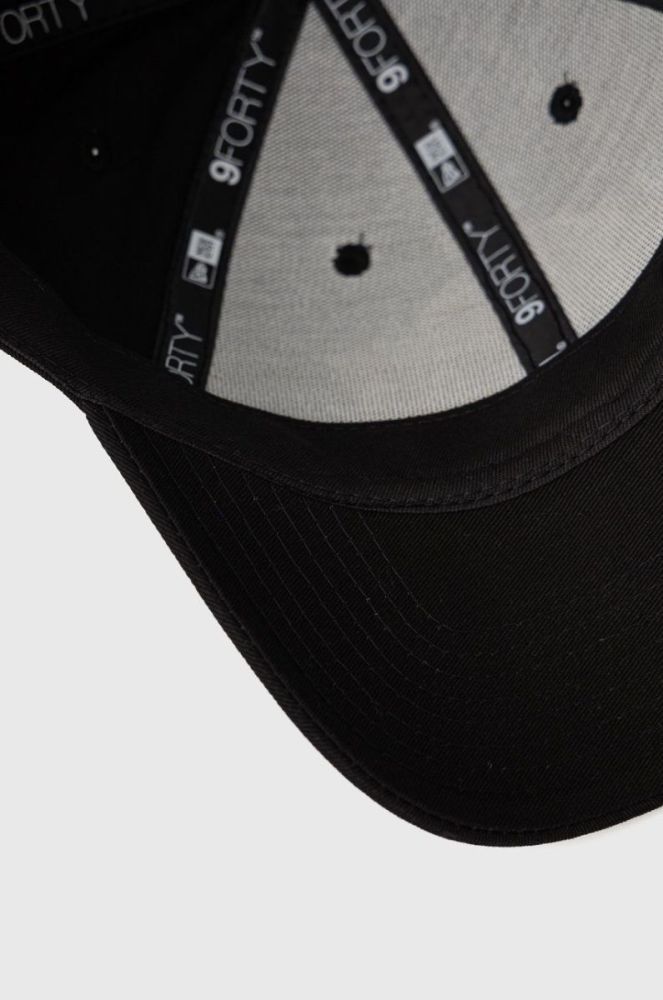 Кепка New Era колір чорний з аплікацією 12292584-BLACK фото 4