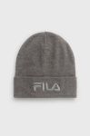 Шапка Fila колір сірий з тонкого трикотажу (1834388) Шапка Fila колір сірий з тонкого трикотажу (1834388)