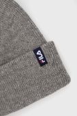 Шапка Fila колір сірий з тонкого трикотажу