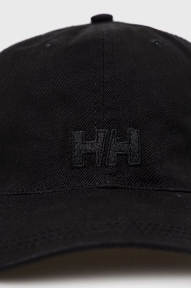 Кепка Helly Hansen колір чорний з аплікацією 38791-597 фото 3