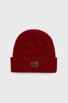 Шапка Quiksilver колір червоний з тонкого трикотажу Шапка Quiksilver колір червоний з тонкого трикотажу