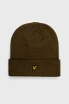 Шапка Lyle & Scott колір зелений з тонкого трикотажу (1727924) Шапка Lyle & Scott колір зелений з тонкого трикотажу (1727924)