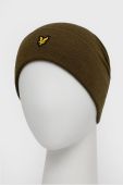 Шапка Lyle & Scott колір зелений з тонкого трикотажу (1727924)
