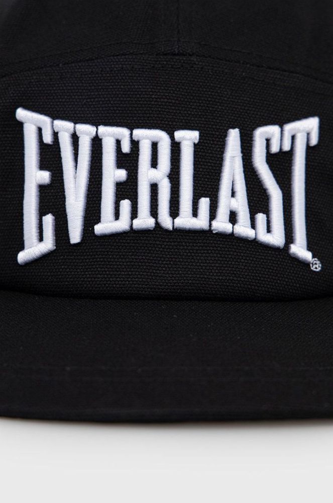 Бавовняна кепка Everlast колір чорний з аплікацією (1909747) фото 2