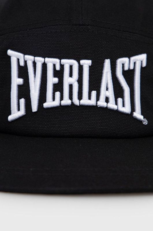 Бавовняна кепка Everlast колір чорний з аплікацією (1909747) фото 2