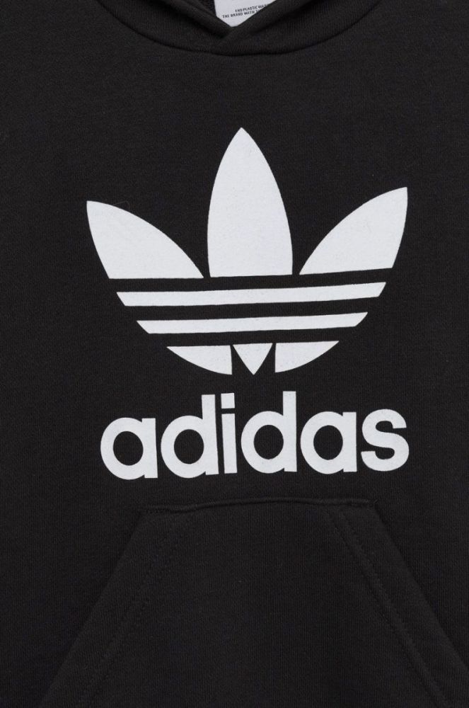 Дитячий спортивний костюм adidas Originals H25253 колір чорний фото 4