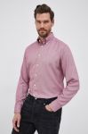 Сорочка Eton чоловіча колір бордовий regular комір button-down Сорочка Eton чоловіча колір бордовий regular комір button-down