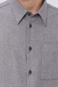 Сорочка Drykorn Nores чоловіча колір сірий relaxed класичний комір