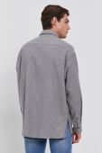Сорочка Drykorn Nores чоловіча колір сірий relaxed класичний комір