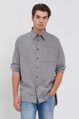 Сорочка Drykorn Nores чоловіча колір сірий relaxed класичний комір