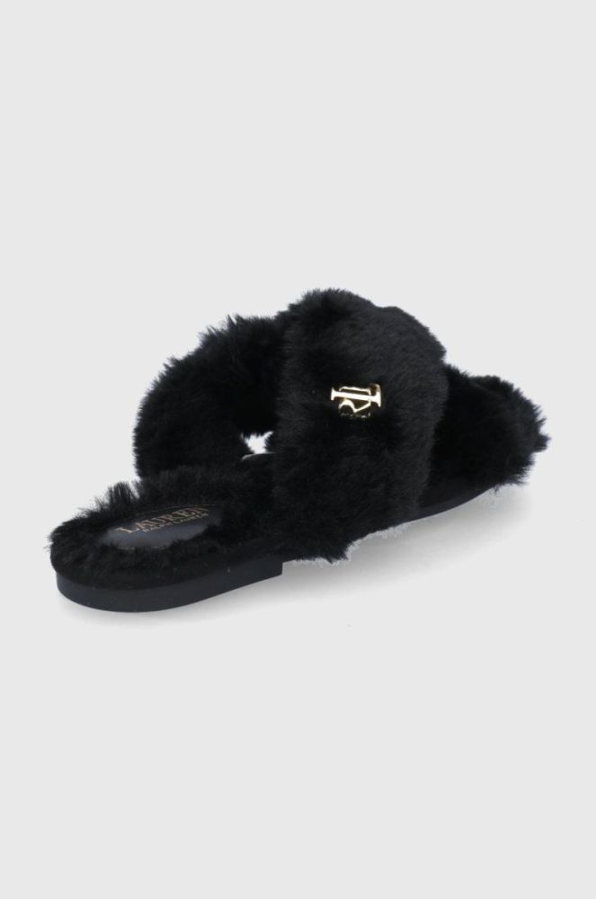 Тапочки Lauren Ralph Lauren Sydni колір чорний 802851160002 фото 3