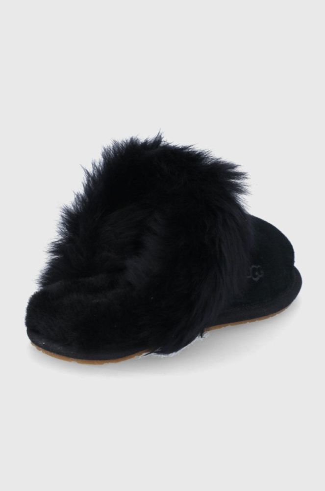 Замшеві тапочки UGG Scuff колір чорний 1122750.BLK-BLK фото 3