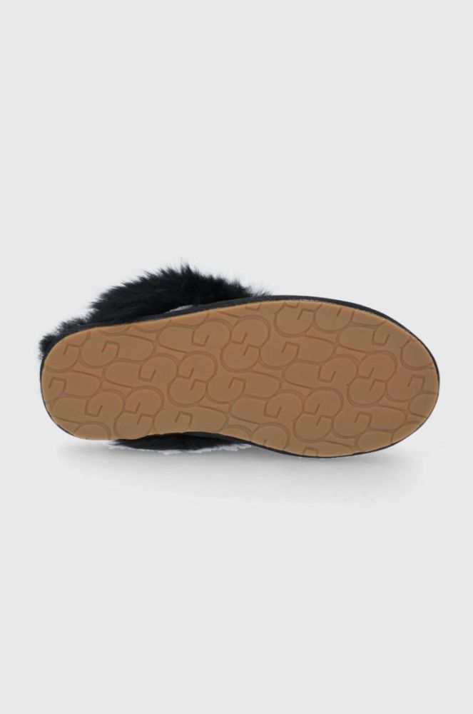 Замшеві тапочки UGG Scuff колір чорний 1122750.BLK-BLK фото 5