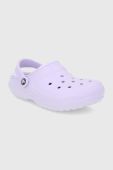 Тапочки Crocs Classic Lined Clog колір рожевий 203591 SIC.LINED.CLOG.203591.D-LAVENDER.L