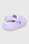 Тапочки Crocs Classic Lined Clog колір рожевий 203591 SIC.LINED.CLOG.203591.D-LAVENDER.L
