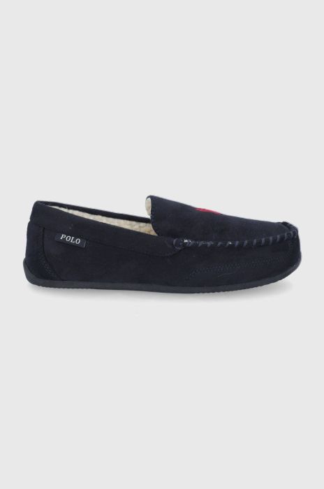Тапочки Polo Ralph Lauren Declan колір синій RF103253 Тапочки Polo Ralph Lauren Declan колір синій RF103253