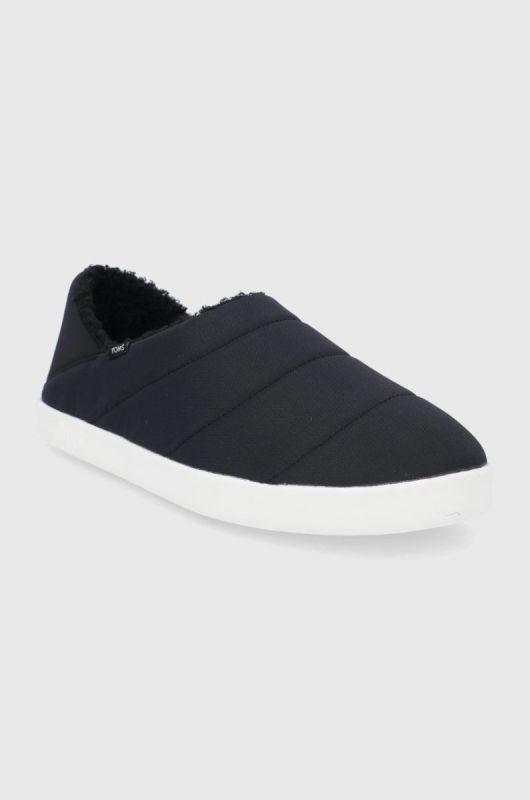 Тапочки Toms колір чорний фото 2