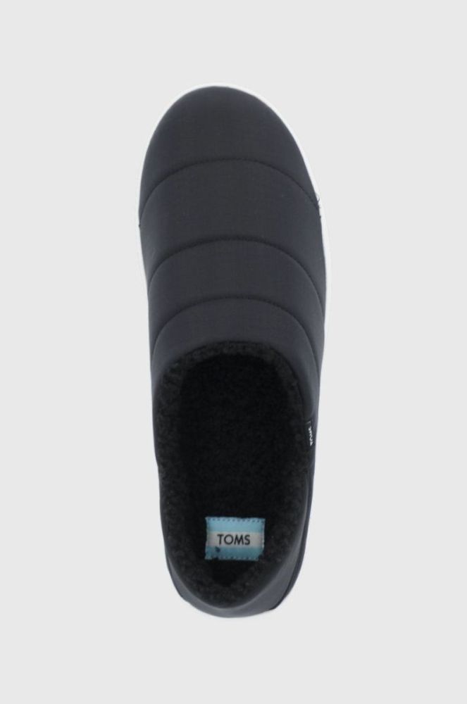 Тапочки Toms колір чорний фото 4