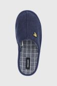 Тапочки Lyle & Scott колір синій (1917489)