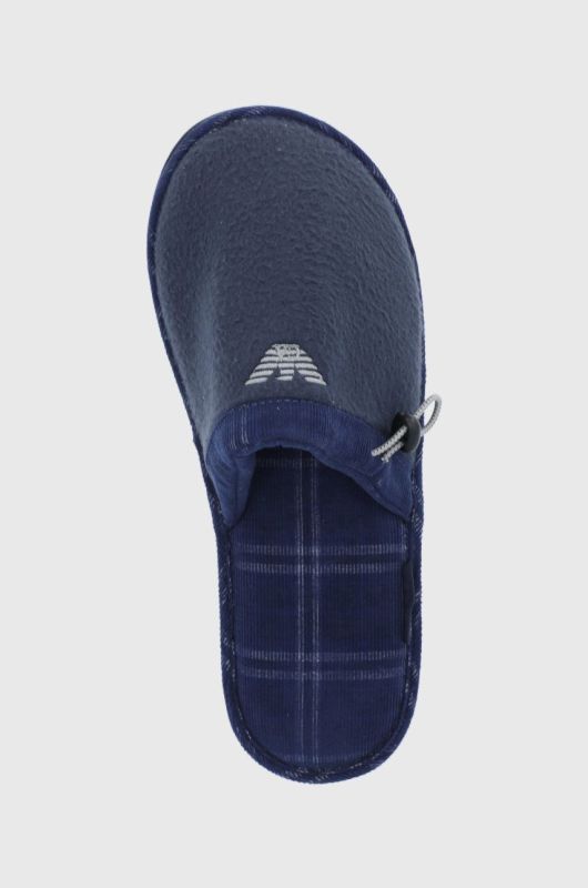 Тапочки EA7 Emporio Armani колір синій (1907918)