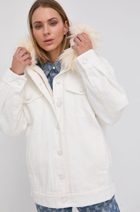 Куртка Miss Sixty колір білий перехідна