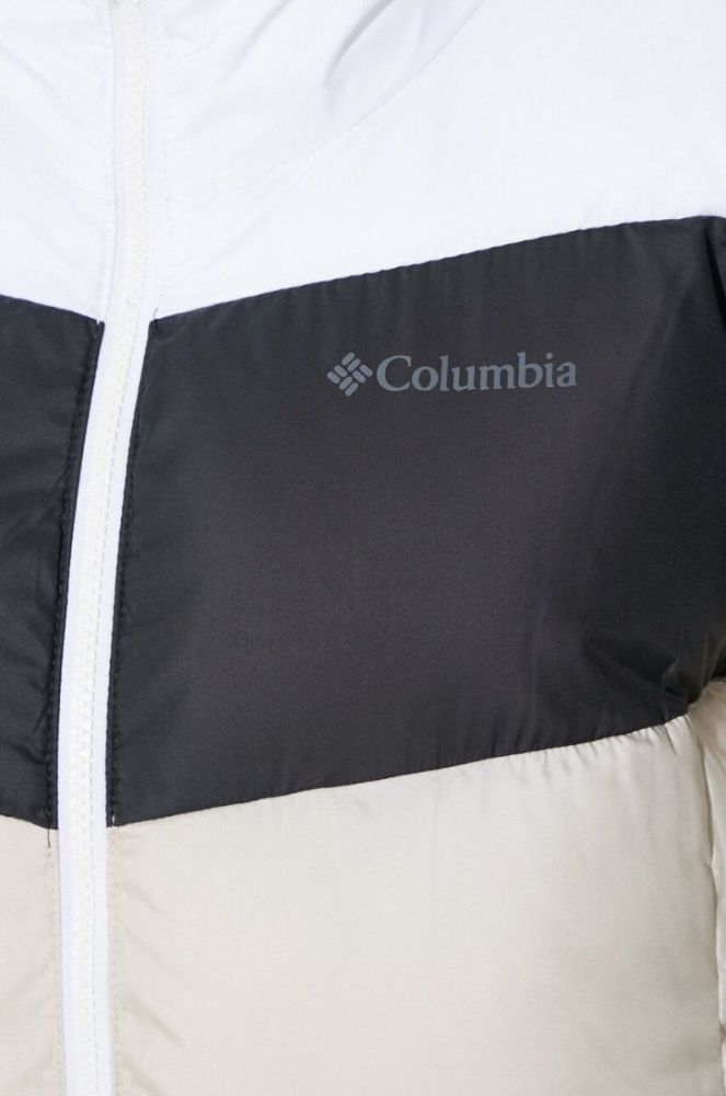 Куртка Columbia Puffect жіноча колір бежевий зимова фото 6