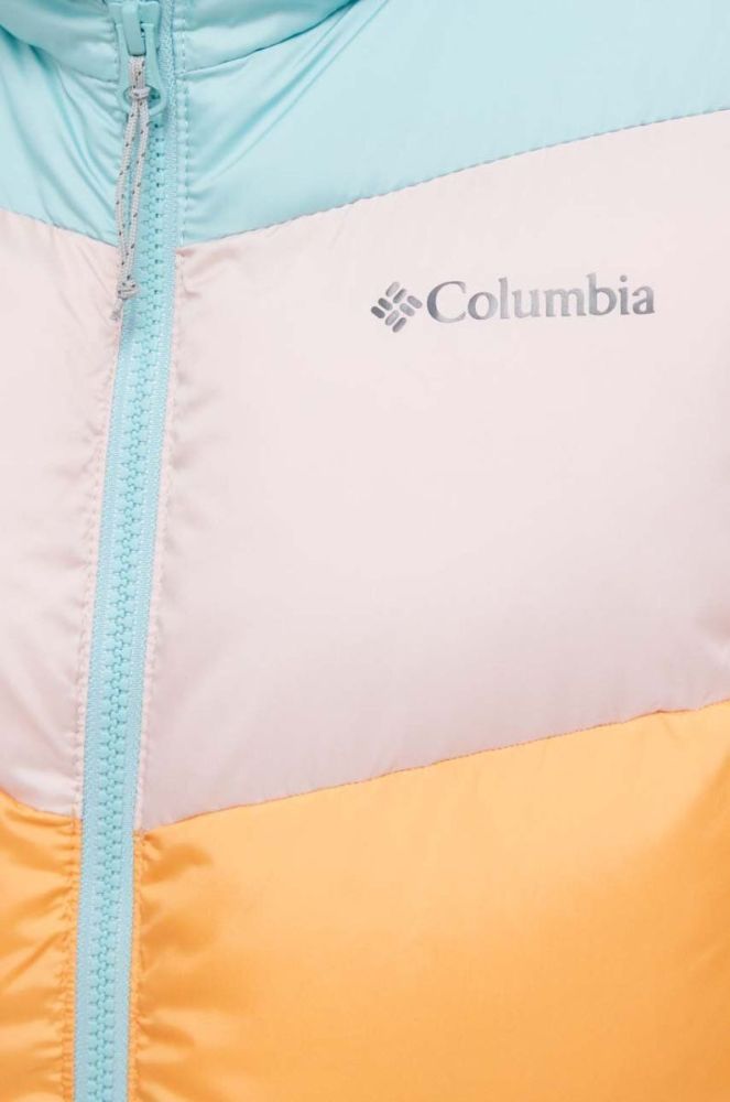 Куртка Columbia Puffect жіноча колір помаранчевий зимова фото 5