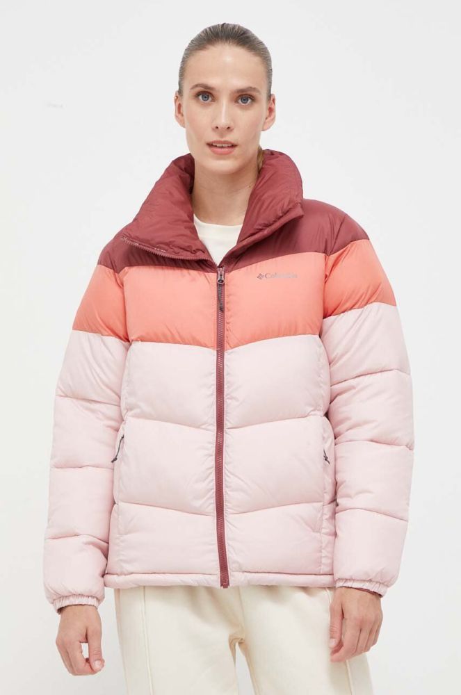 Куртка Columbia Puffect жіноча колір рожевий зимова
